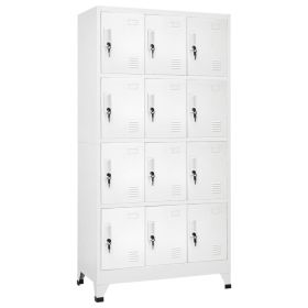 Locker Grey Steel Large Lockers Rectangular Industrial